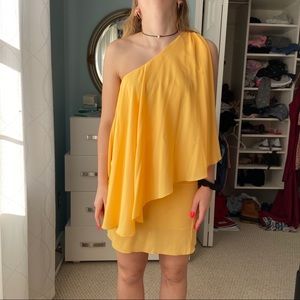 Alice + Olivia One shoulder dress